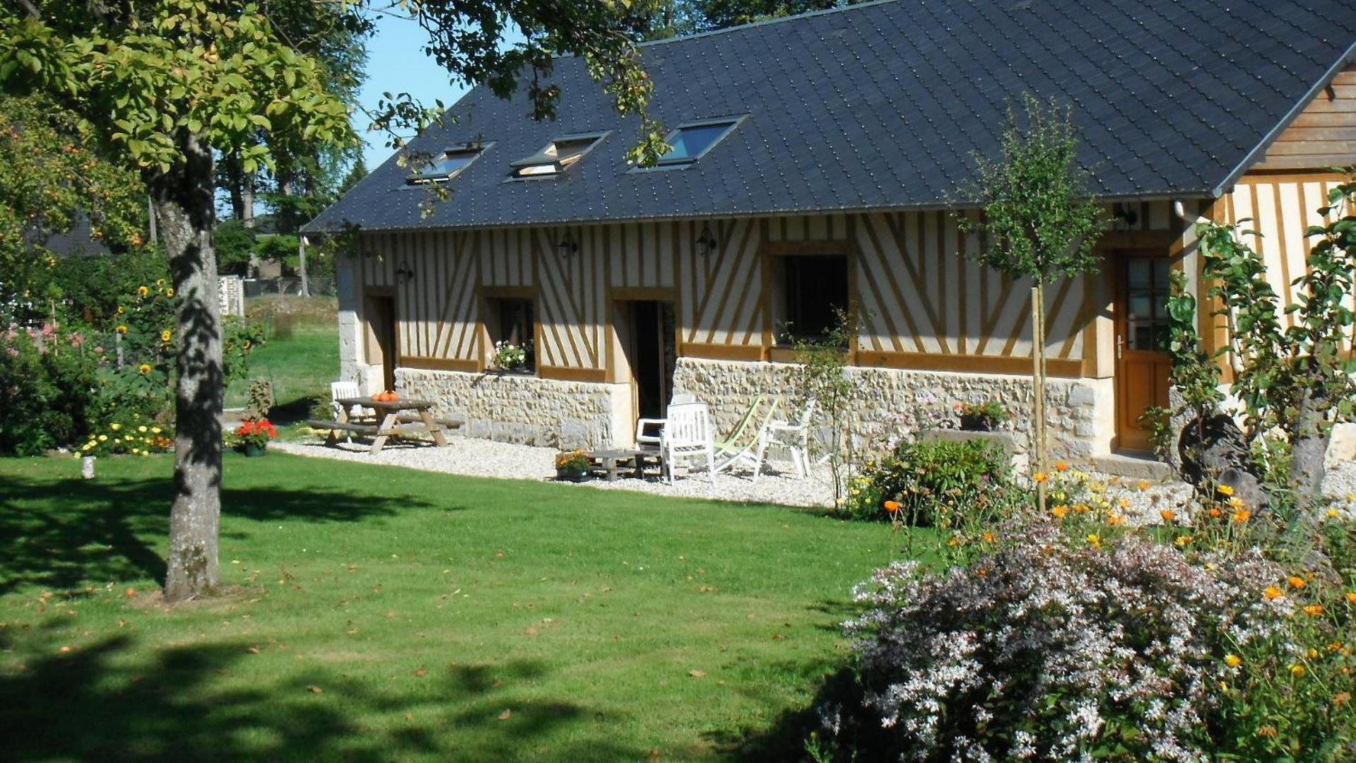 Les Pierres De Petreval - La Grange Bed & Breakfast Mentheville Bagian luar foto